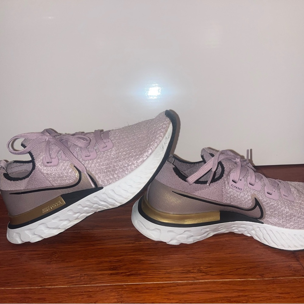 Nike React, Flyknit, Running Shoes, Purple, Used, Size 9